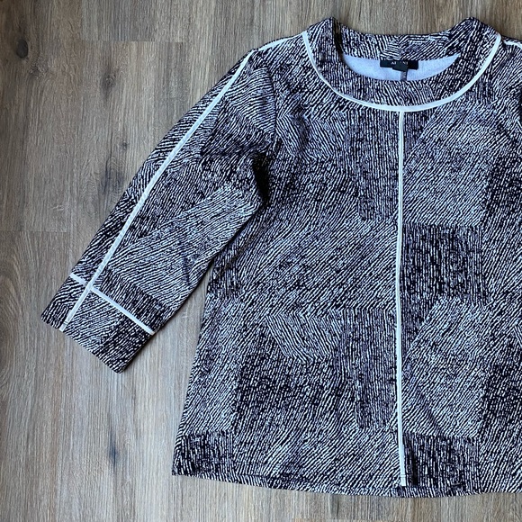 Alfani CrewNeck Texture Top - Picture 5 of 12